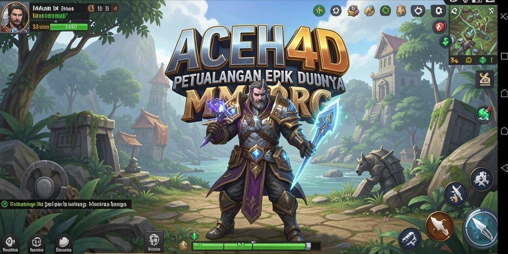 Tangkapan layar gameplay <strong>ACEH4D</strong> yang menampilkan aksi petualangan MMORPG yang seru.