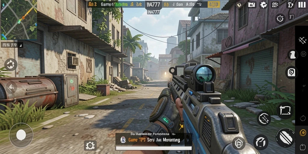 Gameplay seru dalam pertempuran TPS yang mendebarkan.