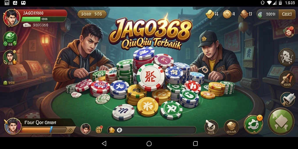 Tampilan gameplay QiuQiu yang memukau di JAGO368.