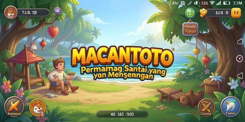 Tampilan gameplay <strong>MACANTOTO</strong> yang menarik dan sederhana.