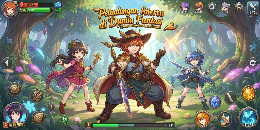 Tampilan menakjubkan dari gameplay ST789 yang penuh aksi.