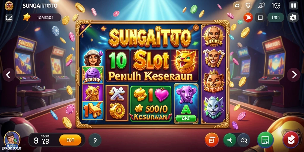 Screenshot utama SUNGAITOTO menampilkan gameplay Slot yang menarik.