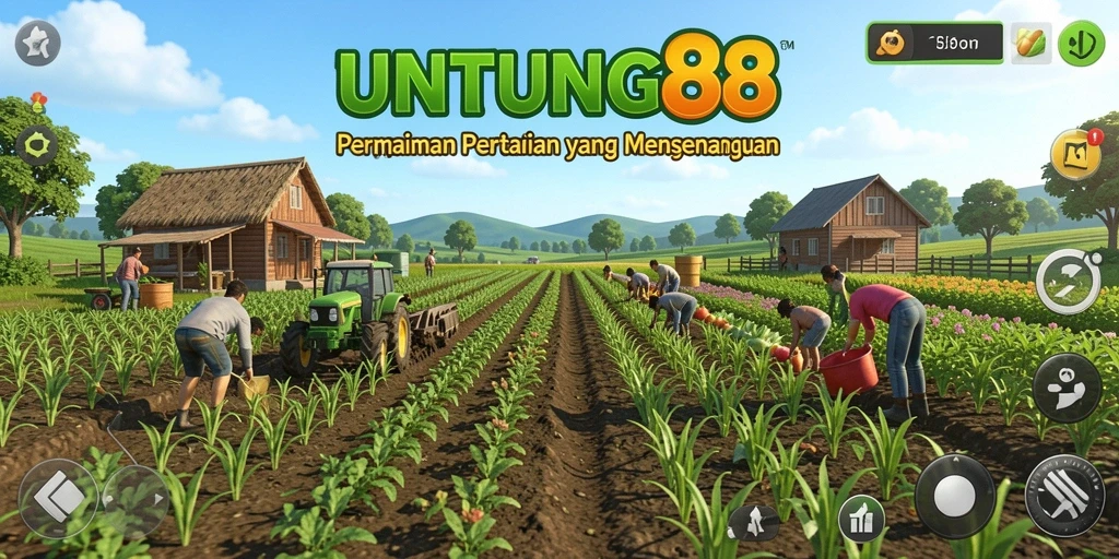 Gameplay UNTUNG88 yang seru dengan aktivitas bertani yang menarik.
