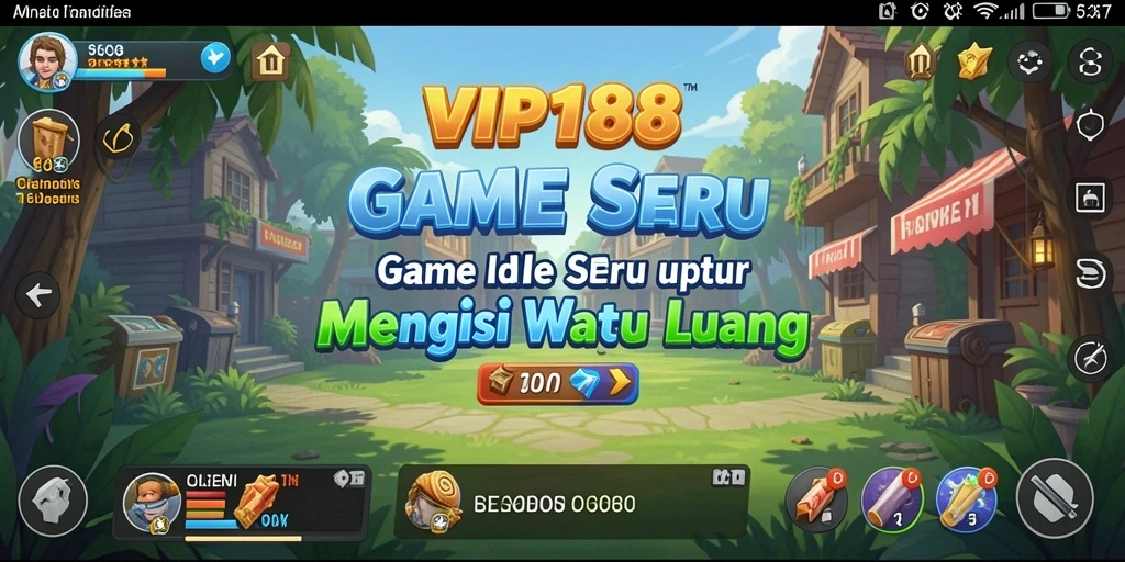 Tampilan gameplay menarik dari game Idle VIP188.