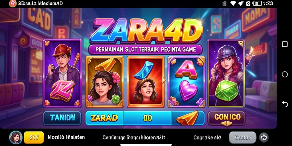 Tampilan permainan Slot yang menarik dan mengesankan di ZARA4D.